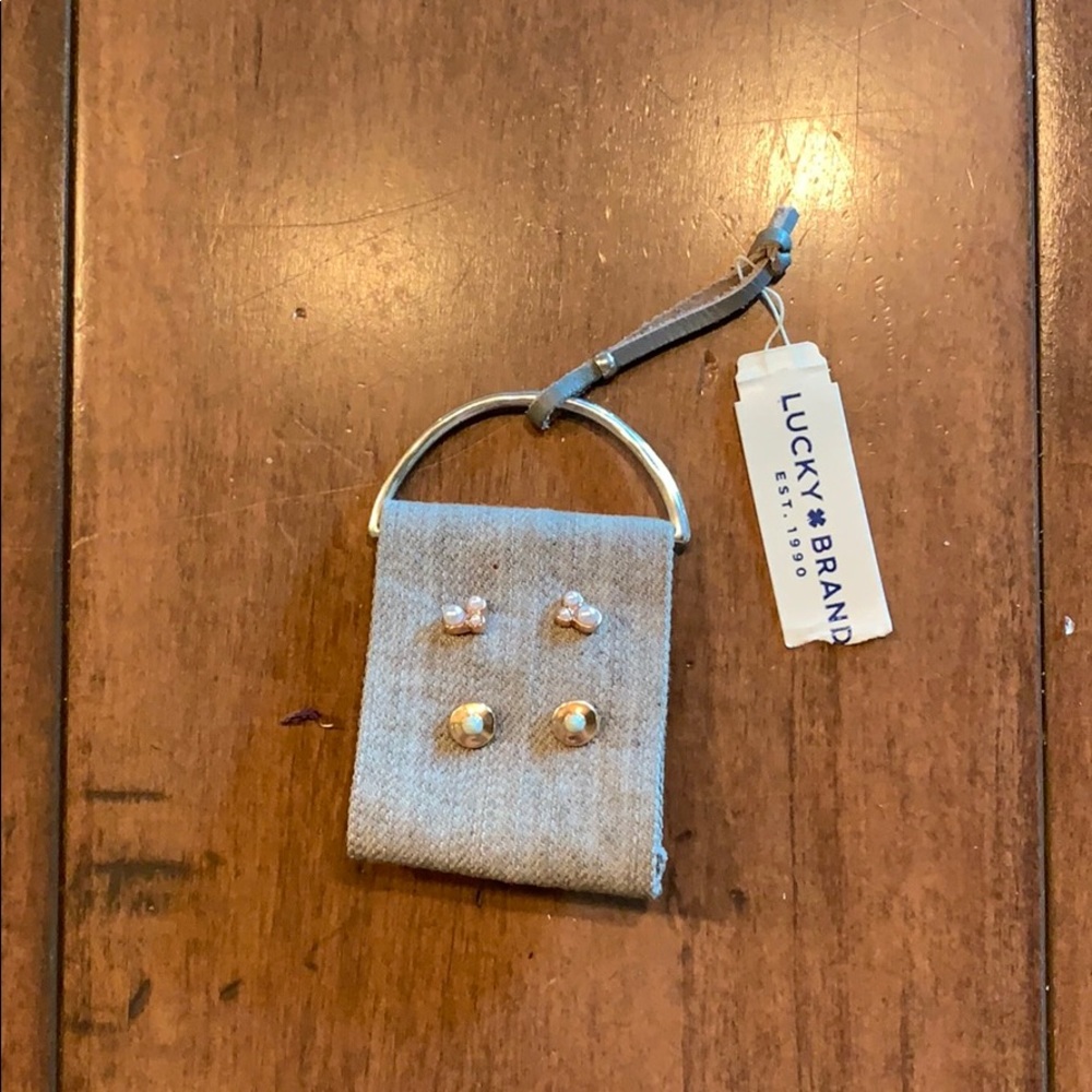Lucky Brand Rose Gold Earring Set